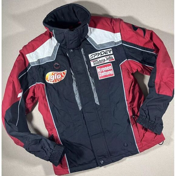 SPYDER Austria Ski Team Jacket Vest Combo‎ With Patches Kids Size 18**READ** - Picture 1 of 15